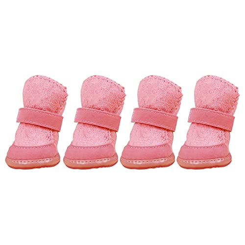 Tainrunse Haustierstiefel Baumwolle Regen Schnee Cartoon Haustier Welpen Schuhe Kältebeständig Atmungsaktiv Rosa M Tainrunse Haustierstiefel Baumwolle Regen Schnee Cartoon Haustier Welpen Schuhe Kältebeständig Atmungsaktiv Rosa M von Tainrunse