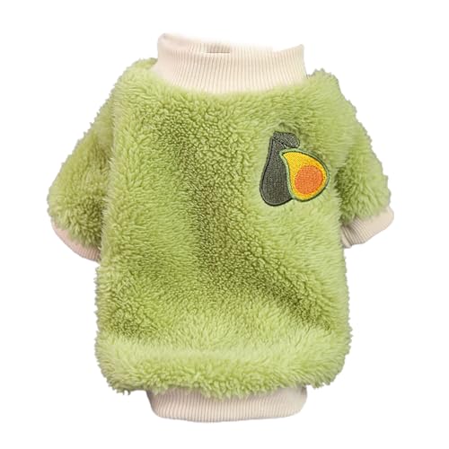 Tainrunse Hundebekleidung, niedliches Kätzchen, Hundemantel, Kleidung, Zweibein, Grün, Größe M von Tainrunse