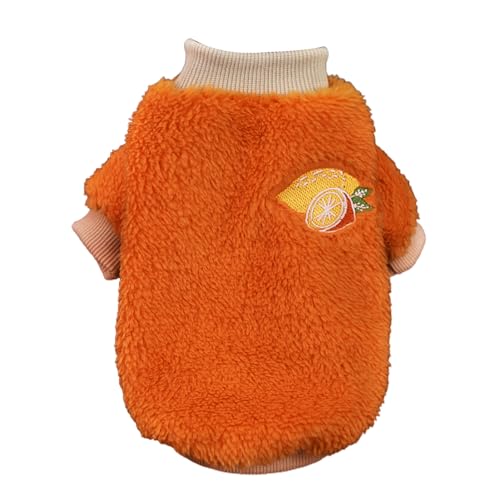 Tainrunse Hundekostüm, verdickt, bequem, Orange, Größe XS von Tainrunse