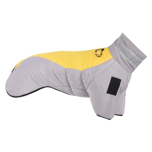 Tainrunse Hundekostüm, warm, reflektierend, Gelb, Größe 6XL von Tainrunse