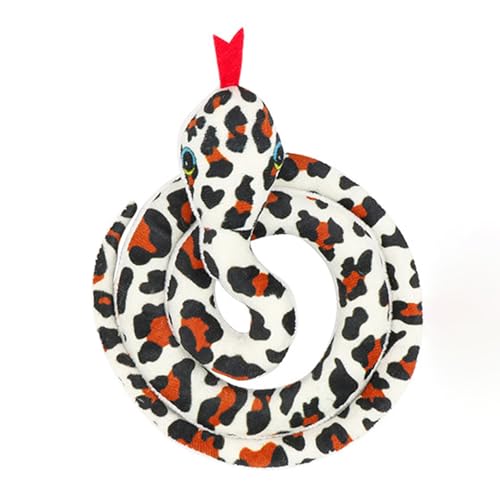 Tainrunse Interaktives Spielzeug, um Katzen zu unterhalten, Katze stimuliert den Jagdinstinkt, Schlangen-Design, realistisch mit Katzenminze, bissfest, lindert Langeweile, Leopard Tainrunse Interaktives Spielzeug, um Katzen zu unterhalten, Katze stimuliert den Jagdinstinkt, Schlangen-Design, realistisch mit Katzenminze, bissfest, lindert Langeweile, Leopard von Tainrunse