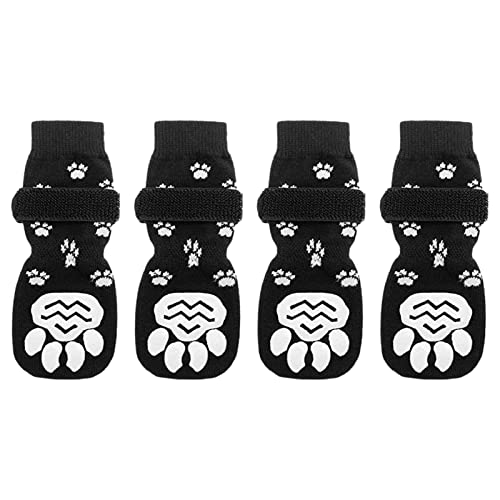 Tainrunse Katzensocken, atmungsaktiv, dekorativ, Baumwolle, für den Innen- und Außenbereich, Pfotenschutz, Haustierbedarf, Schwarz, Größe L Tainrunse Katzensocken, atmungsaktiv, dekorativ, Baumwolle, für den Innen- und Außenbereich, Pfotenschutz, Haustierbedarf, Schwarz, Größe L von Tainrunse