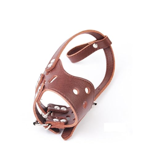 Tainrunse Maulkorb für Hunde, verstellbar, bequem, mit Belüftungslöchern, sicher, atmungsaktiv, für Haustiere, Kaffee, Größe XL Tainrunse Maulkorb für Hunde, verstellbar, bequem, mit Belüftungslöchern, sicher, atmungsaktiv, für Haustiere, Kaffee, Größe XL von Tainrunse