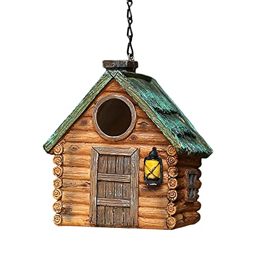 Tainrunse Outdoor-Vogelhaus warm halten Kunstharz Handwerk winddichter Winter-Kolibri-Käfig für Garten Mehrfarbig Tainrunse Outdoor-Vogelhaus warm halten Kunstharz Handwerk winddichter Winter-Kolibri-Käfig für Garten Mehrfarbig von Tainrunse