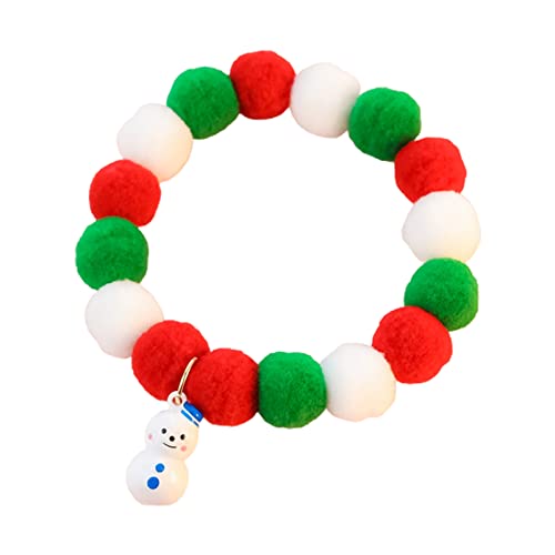 Tainrunse Pet Collar Functional Dress Up Christmas Fur Ball Pet Necklace 3 S von Tainrunse