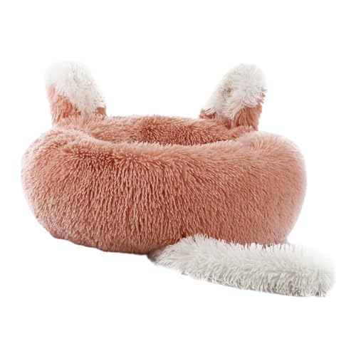 Tainrunse Pet Nest Big Space Keep Warm Wear-resistant Bunny Ear Cat Nest compatible with Autumn Light Pink 2XL von Tainrunse