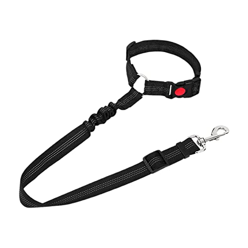Tainrunse Pet Safety Rope Traction Safe Circular Ring Pet Safety Rope Black von Tainrunse