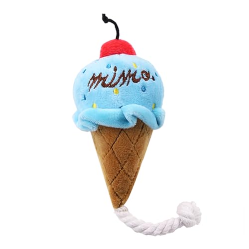 Tainrunse Quietschendes Hundespielzeug mit Seilen, Geschenk für Liebhaber, interaktives Plüsch, Zahngesundheit, bissfest, Cartoon-Tier-Design, integriert, blau Tainrunse Quietschendes Hundespielzeug mit Seilen, Geschenk für Liebhaber, interaktives Plüsch, Zahngesundheit, bissfest, Cartoon-Tier-Design, integriert, blau von Tainrunse