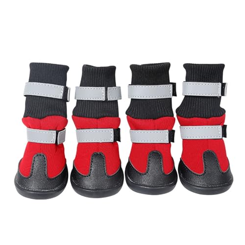 Tainrunse Schneestiefel für den Winter, warm, wasserdicht, rutschfest, 4 Stück Tainrunse Schneestiefel für den Winter, warm, wasserdicht, rutschfest, 4 Stück von Tainrunse