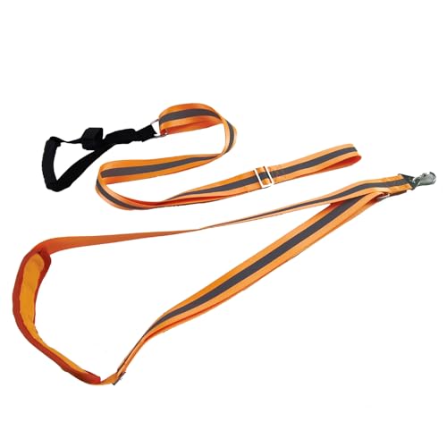 Tainrunse Verstellbare Länge, Hirschseilgeschirr, ergonomischer Griff, Zuggurt, einfach zu bedienen, strapazierfähig, reflektierend, mit rutschfestem Griff für C Tainrunse Verstellbare Länge, Hirschseilgeschirr, ergonomischer Griff, Zuggurt, einfach zu bedienen, strapazierfähig, reflektierend, mit rutschfestem Griff für C von Tainrunse