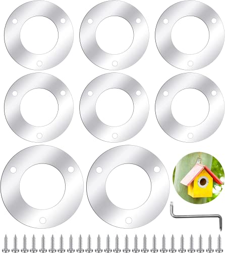 8 Stücke Spechtschutz für Nistkasten, 32 mm Meisenkasten Vogelhaus Schutzplatte Einflugloch-Schutz für Nistkasten, Inklusive Schrauben und Schraubendreher 8 Stücke Spechtschutz für Nistkasten, 32 mm Meisenkasten Vogelhaus Schutzplatte Einflugloch-Schutz für Nistkasten, Inklusive Schrauben und Schraubendreher von Taipintee