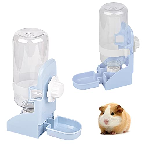 Taipintee Wasserspender Katzen Hunde,Haustier Automatischer Wasserspender, 500ml Aufhängbar, Tränke für trinkflasche Kaninchen/Meerschweinchen/Katzen/Hamster/Welpen von Taipintee