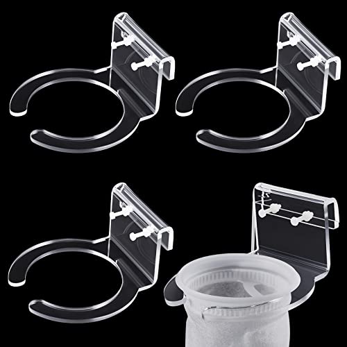 Taiyin 4 Stück 10,2 cm Sumpffiltersocken-Halterung, Acryl, Aquarium-Sockenhalterung, transparenter Aquarium-Filter-Zubehör für Salzwasser-Aquarium, Aquarium-Überlaufbox Taiyin 4 Stück 10,2 cm Sumpffiltersocken-Halterung, Acryl, Aquarium-Sockenhalterung, transparenter Aquarium-Filter-Zubehör für Salzwasser-Aquarium, Aquarium-Überlaufbox von Taiyin