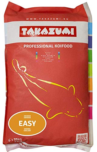 Takazumi Easy Sinkfutter Ø4,5 mm Koifutter Fischfutter mit niedrigen Fettgehalt ab 4°C Koi Futter - 10 kg Sack von Takazumi