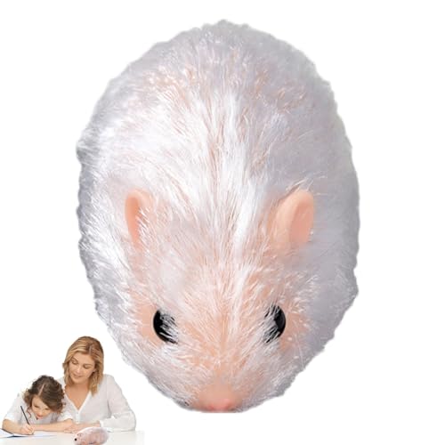 Miniatur-Hamster-Zubehör – 180 G Haustier-Nagetier-Miniaturen | Mini-Hamsterspielzeug | Silikon-Baby-Hamster | Wiedergeborene Silikonpuppen | Langlebiges Elastisches Hamsterspielzeug Für Geburtstage von Takluu