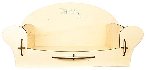 Taku Tk04Pln Hundebetten, Sessel aus Holz, klein, innen, 32 x 55 cm, Farbe Naturholz, S, helles Naturholz Taku Tk04Pln Hundebetten, Sessel aus Holz, klein, innen, 32 x 55 cm, Farbe Naturholz, S, helles Naturholz von Taku