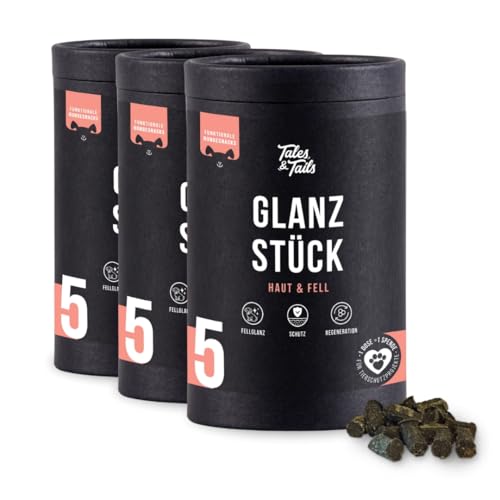 Tales & Tails Glanzstück Haut und Fell-Snack für Hunde - 3 Dose 975g Tales & Tails Glanzstück Haut und Fell-Snack für Hunde - 3 Dose 975g von Tales & Tails PAWESOME FOOD FOR PETS