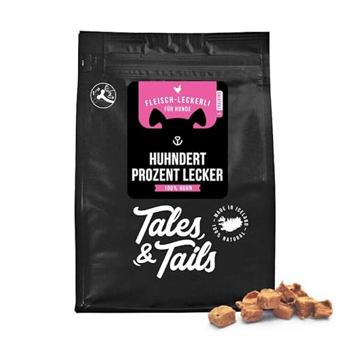 Tales & Tails Trainingsleckerli für Hunde I Sorte: 100% Huhn | Huhndert Prozent lecker | getreidefrei und zuckerfrei | 90g von Tales & Tails PAWESOME FOOD FOR PETS