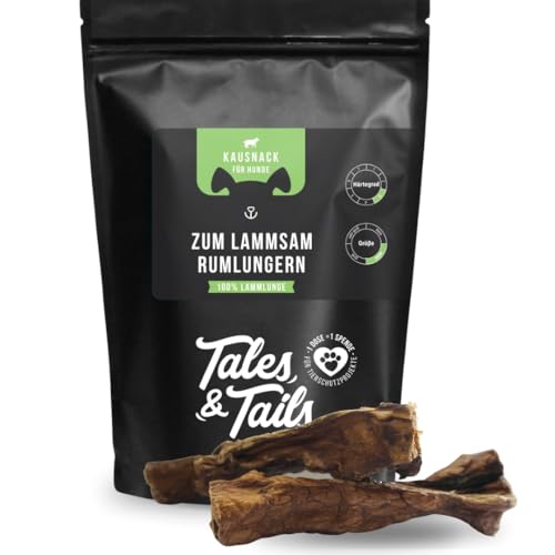 Tales&Tails - Zum LammSam Rumlungern - 100% Lammlunge - Kauartikel für Hunde - 400g Tales&Tails - Zum LammSam Rumlungern - 100% Lammlunge - Kauartikel für Hunde - 400g von Tales & Tails PAWESOME FOOD FOR PETS