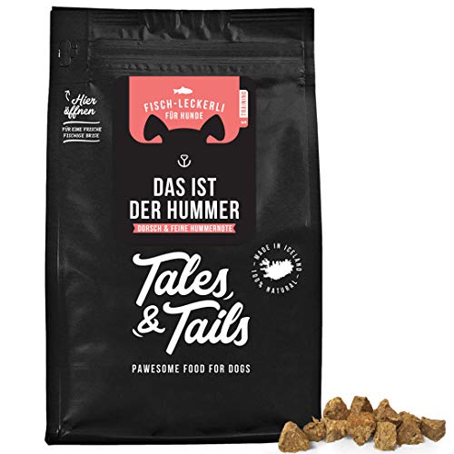 Tales & Tails Trainingsleckerli Fisch I Sorte:Hummer I getreidefrei I zuckerfrei I 70g I hohe Akzeptanz von Tales & Tails PAWESOME FOOD FOR PETS