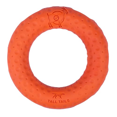 Tall Tails G.O.A.T. Greatest of All Toys Sport Apportierring Spielzeug für Hunde, Größe M von Tall Tails