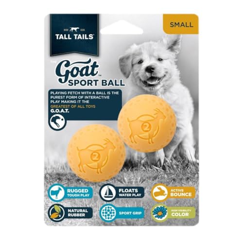 Tall Tails Kleiner Ziegen-Sportball für Hunde von Tall Tails