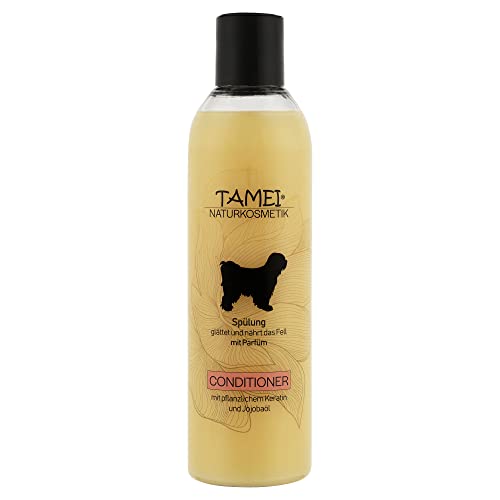 Tamei Bio Conditioner Fellspülung für Hunde - natürliche Fellpflege für alle Rassen - Leichteres Kämmen, glättet und nährt das Fell -250 ml (Nutritiv frisch) - vegan von Tamei