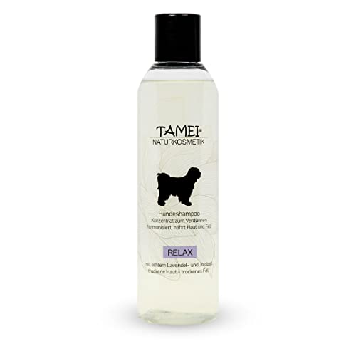 Tamei Bio Shampoo Relax für Hunde - Langhaar, Locken und Kurzhaar - 250 ml (Relax Lavendel) - vegan - natürlich biologisch von Tamei