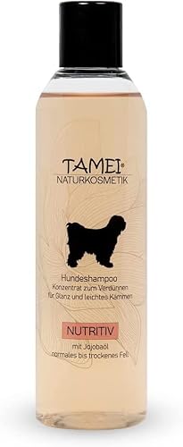 Tamei Bio Shampoo für Hunde - natürlich biologisch - für alle Fellarten und Fellfarben - 250 ml (Nutritiv frisch) - vegan von Tamei