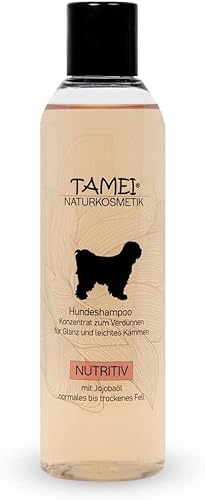 Tamei Bio Shampoo für Hunde - natürlich biologisch - für alle Fellarten und Fellfarben - 250 ml (Nutritiv frisch) - vegan von Tamei