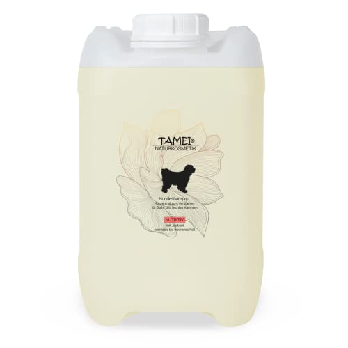 Tamei Bio Shampoo für Hunde - natürlich biologisch - für alle Fellarten und Fellfarben - 5 Liter Vorratskanister (Nutritiv frisch) - vegan von Tamei