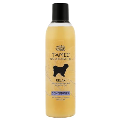 Tamei Naturkosmetik Relax Conditioner, Bio-Lavendelöl und Keratin, für trockenes Fell, Natürliche Inhaltsstoffe Tamei Naturkosmetik Relax Conditioner, Bio-Lavendelöl und Keratin, für trockenes Fell, Natürliche Inhaltsstoffe von Tamei