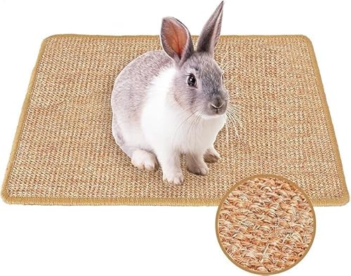 Kratzmatte Für Kaninchen, Wiederverwendbar Kaninchen Käfig Einlagen Meerschweinchen Unterlage Haustierkäfig Bettwäsche, Krallen Und Zähne Pflege, KauenSpielzeug 40×30cm Kratzmatte Für Kaninchen, Wiederverwendbar Kaninchen Käfig Einlagen Meerschweinchen Unterlage Haustierkäfig Bettwäsche, Krallen Und Zähne Pflege, KauenSpielzeug 40×30cm von Tamoiup