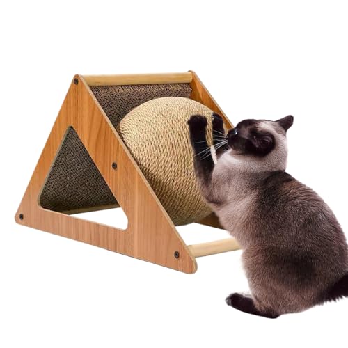 Tanakeji Katzen Kratzball, Anti-Langeweile Spielzeug für Kätzchen, Anti Rutsch Kratzball Für Kleine Haustiere Bewegung Training, Indoor Langeweile Relief Geburtstag Kitten von Tanakeji