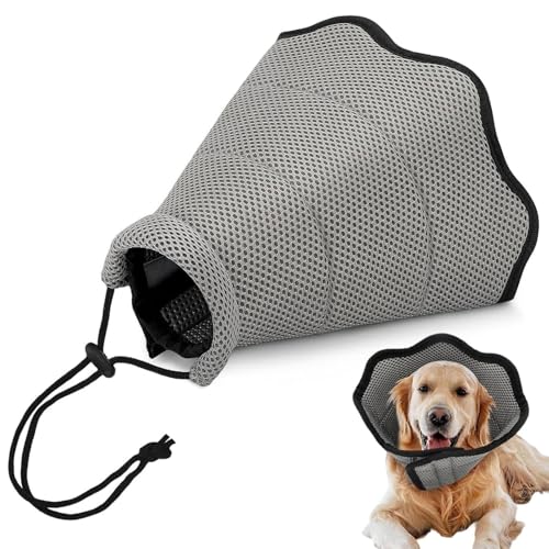 Tanakeji Weicher Schutzkragen für Hunde | Atmungsaktive Alternative Zum Leckerschutz Halskragen | Schutzende und Bequeme Ausrüstung für Haustierwundpflege | Drinnen Draußen Wohnung von Tanakeji