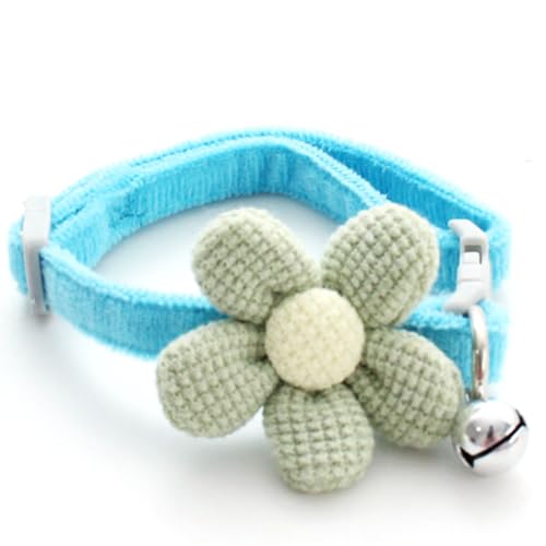 Blumen-Haustierhalsbänder, Katzen-Blumenhalsband, Weiche Haut, Verstellbare Katzenglocke, Niedlicher Hund, Kleiner Hund, Katzenhalskette, Freundliche Hundehalsbänder mit Glocke, Blumen-Haustierhalsbänder, Katzen-Blumenhalsband, Weiche Haut, Verstellbare Katzenglocke, Niedlicher Hund, Kleiner Hund, Katzenhalskette, Freundliche Hundehalsbänder mit Glocke, von Tanant