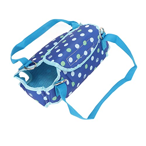 Hundehebegeschirr, Hundetragegeschirr mit Doppelten Lendenstreifen, Atmungsaktiv, Waschbar, Tragbare Hundetragetasche für Kleine Hunde (Blau) von Tanant