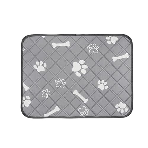 Tanant Hunde-PIPI-Pads, Waschbar, Atmungsaktiv, Gebürstetes Tuch, Hunde-PIPI-Pads, Knochenmuster, Wiederverwendbar, Wasseraufnahme, Verhindert Verrutschen, Wasserdicht, (100 x 90 Tanant Hunde-PIPI-Pads, Waschbar, Atmungsaktiv, Gebürstetes Tuch, Hunde-PIPI-Pads, Knochenmuster, Wiederverwendbar, Wasseraufnahme, Verhindert Verrutschen, Wasserdicht, (100 x 90 von Tanant
