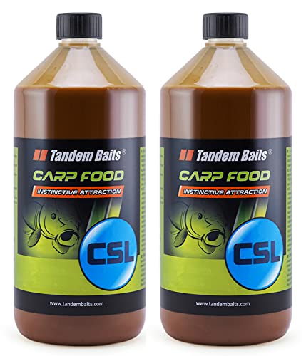 Tandem Baits Karpfen Futter Angelfutter Corn Steep Liquor CSL 2-er Set 1000 ml Flavour Mix 3 von Tandem Baits