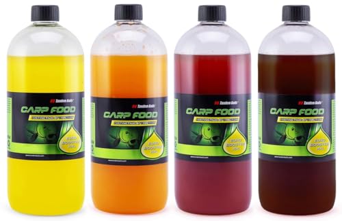 Tandem Baits Karpfen Futter Angelfutter Dip Für Boilies Karpfenboilies Attraktor Euro Booster XXL 4-er Set 1 L Flavour Mix 1 Tandem Baits Karpfen Futter Angelfutter Dip Für Boilies Karpfenboilies Attraktor Euro Booster XXL 4-er Set 1 L Flavour Mix 1 von Tandem Baits