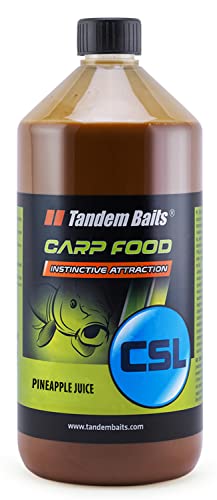 Tandem Baits Karpfen Futter Angelfutter Corn Steep Liquor CSL 1000 ml Ananassaft von Tandem Baits
