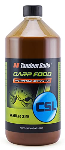 Tandem Baits Karpfen Futter Angelfutter Corn Steep Liquor CSL 1000 ml Vanille Und Sahne von Tandem Baits