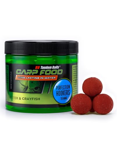 Tandem Baits Karpfen Futter Angelfutter Hakenköder Perfection Hookers 18 mm 120 g Hummer Und Krebs von Tandem Baits
