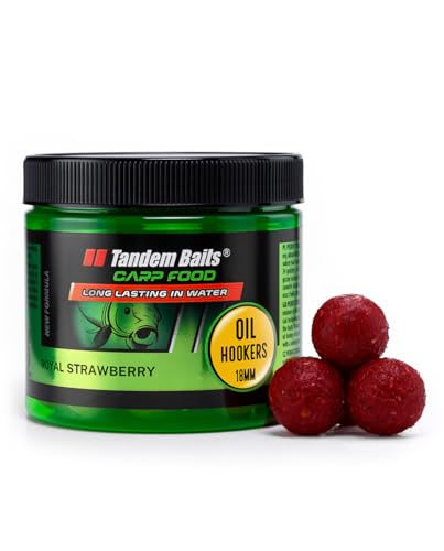 Tandem Baits Karpfen Futter Angelfutter Hakenköder Carp Food Oil Hookers 18 mm 120 g Reife Maulbeere von Tandem Baits