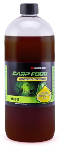Tandem Baits Karpfen Futter Angelfutter Dip Für Boilies Karpfenboilies Attraktor Euro Booster XXL 1 L Heilbutt von Tandem Baits