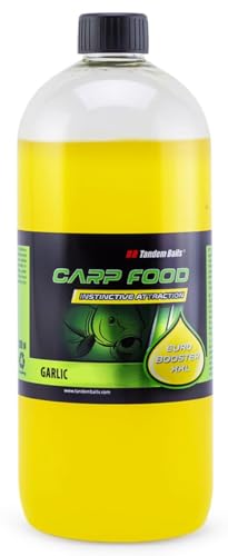Tandem Baits Karpfen Futter Angelfutter Dip Für Boilies Karpfenboilies Attraktor Euro Booster XXL 1 L Knoblauch von Tandem Baits