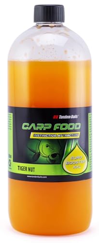 Tandem Baits Karpfen Futter Angelfutter Dip Für Boilies Karpfenboilies Attraktor Euro Booster XXL 1 L Erdmandel von Tandem Baits
