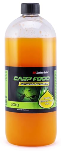 Tandem Baits Karpfen Futter Angelfutter Dip Für Boilies Karpfenboilies Attraktor Euro Booster XXL 1 L Scopex von Tandem Baits