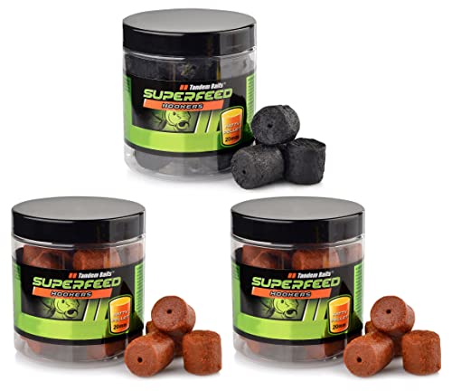 Tandem Baits Karpfen Futter Angelfutter Haken Pellets SuperFeed Hook Fatty Pellet 3-er Set 20 mm 150 g Flavour Mix Robin Red Tandem Baits Karpfen Futter Angelfutter Haken Pellets SuperFeed Hook Fatty Pellet 3-er Set 20 mm 150 g Flavour Mix Robin Red von Tandem Baits