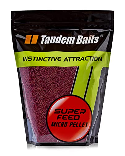 Tandem Baits SuperFeed Micro Pellet Chili Robin Red Karpfen-Pellets | Pellets für Karpfen Angeln ohne Mühe | Köder zum Große-Fische-Angeln | Karpfenzubehör für Profis & Hobby-Angler 2mm 1 kg von Tandem Baits